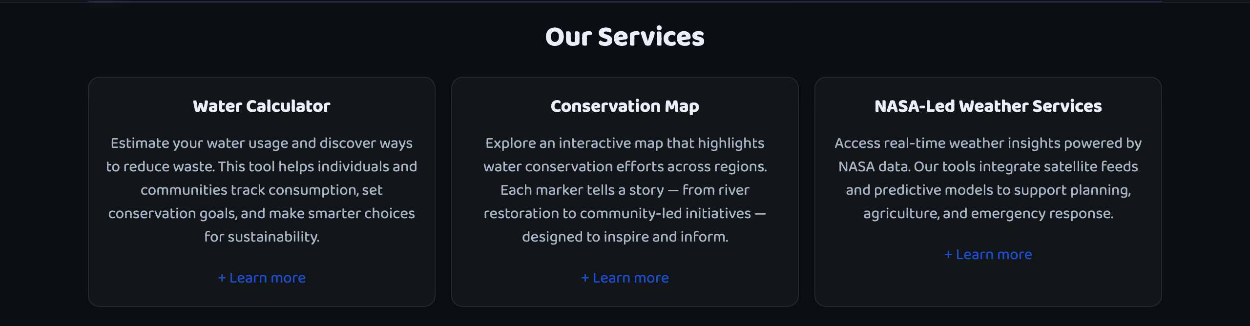 Water calculator mockup